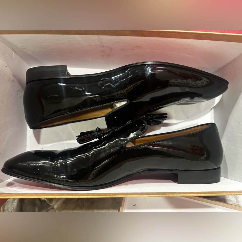 Christian Louboutin Dandelion Tassel Flat Patent